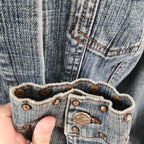 Vintage 105th Anniversary Harley-Davidson Studded Button-Up Denim Jacket