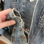 Vintage 105th Anniversary Harley-Davidson Studded Button-Up Denim Jacket