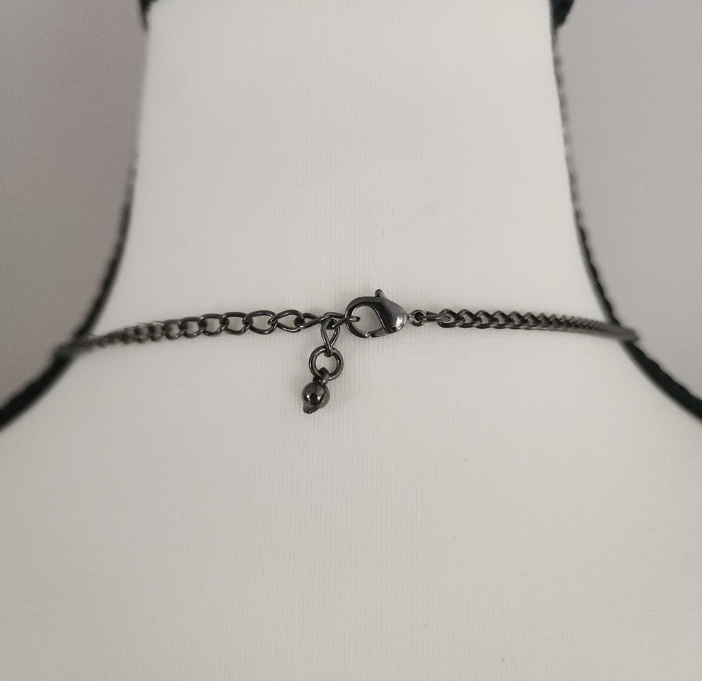 Cathedral Wings Rhinestone Fashion Necklace