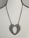 Cathedral Wings Rhinestone Fashion Necklace