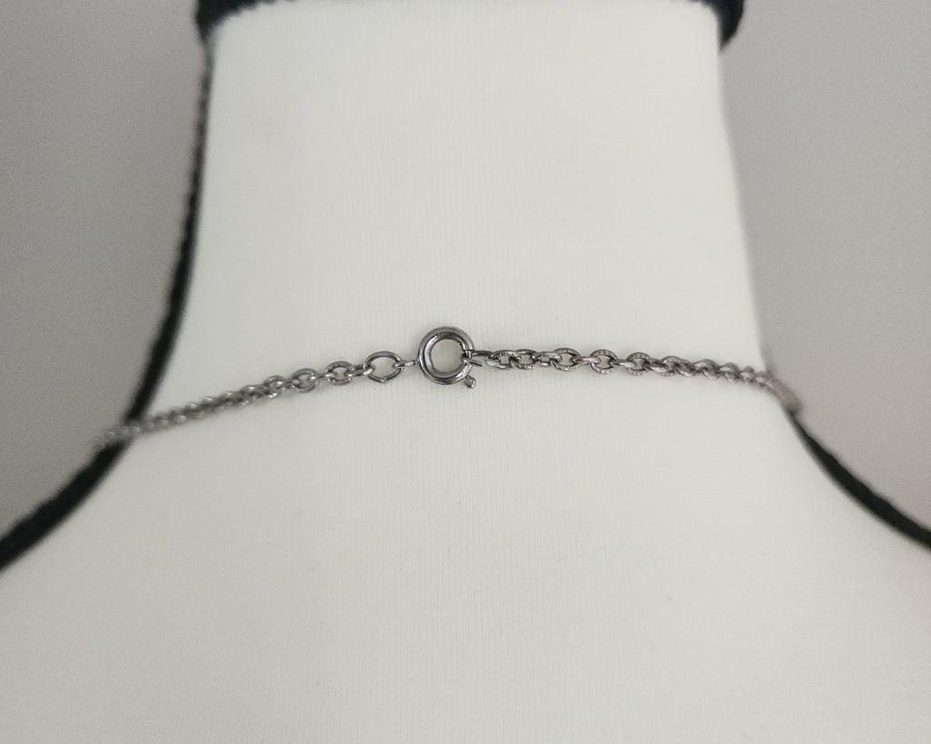 Grunge Cross Rhinestones Fashion Necklace