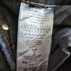 Y2K Inspired Guess Low Rise Very Dark Wash Blue Bootcut Denim Jeans