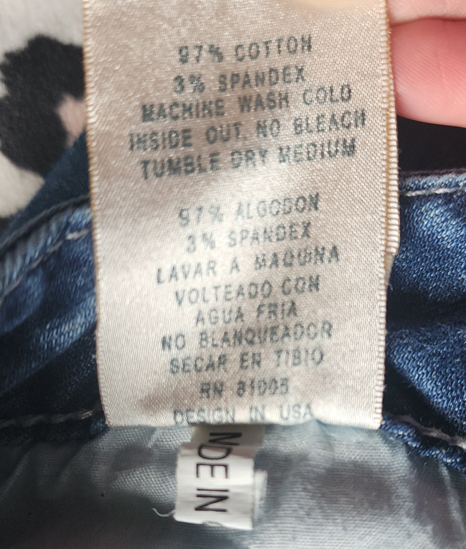 Y2K Inspired L.A. Idol Low Rise Medium Wash Blue Cathedral Bedazzled Denim Capris