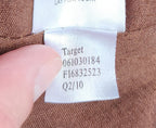 Y2K Inspired Brown Patchwork Distressed Cadet Hat