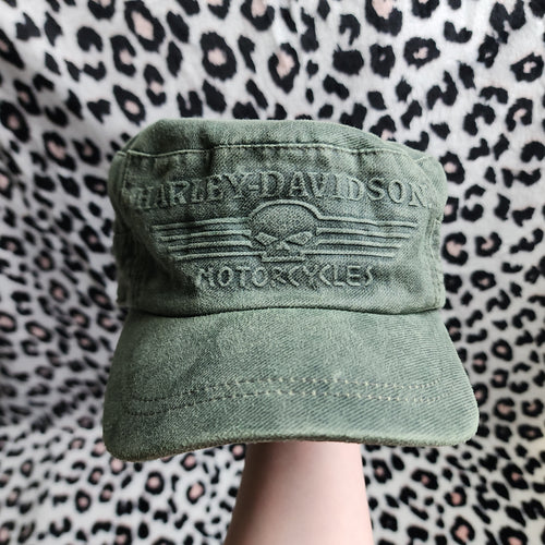 Harley-Davidson Green Embroidered Cadet Hat