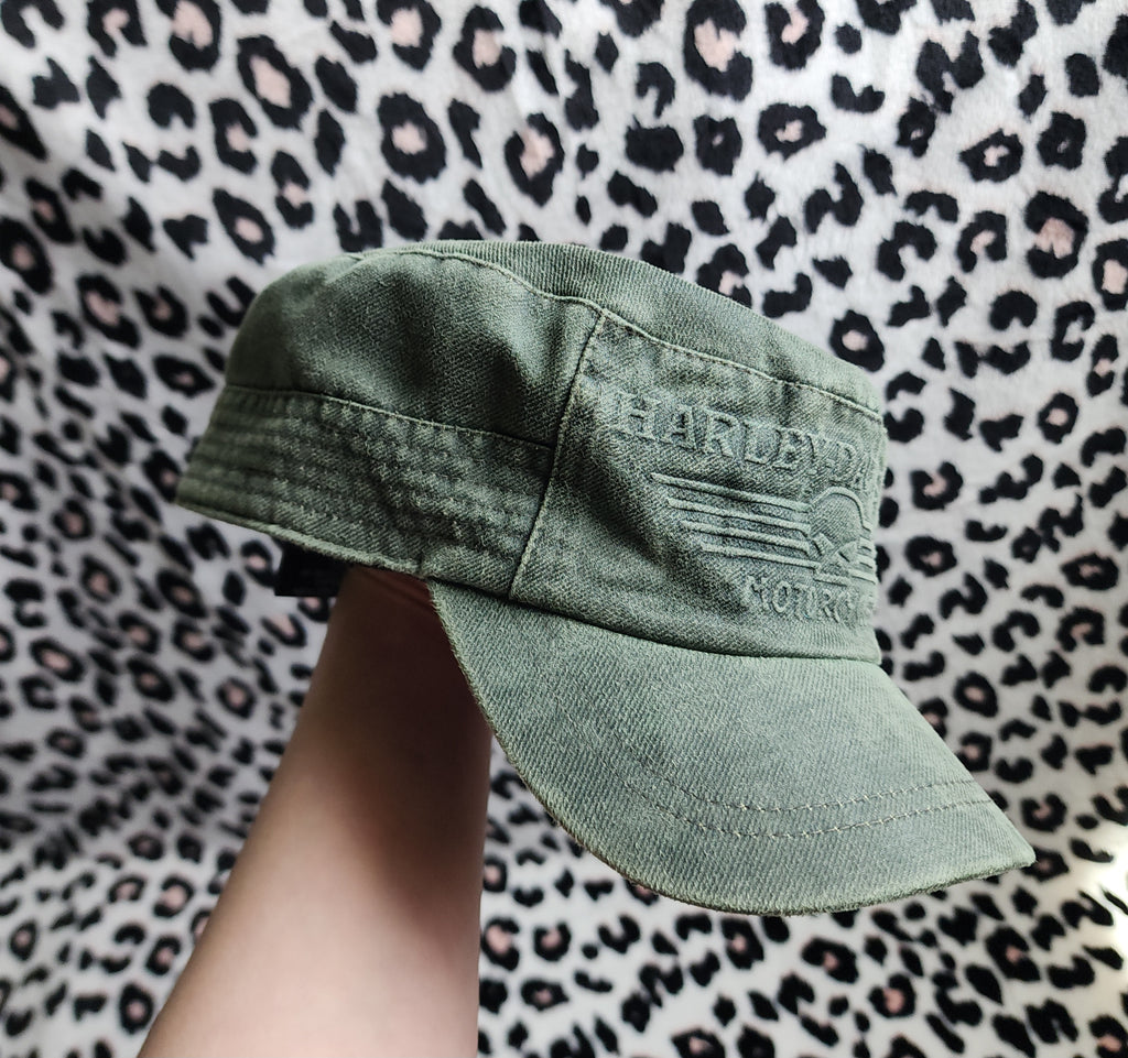 Harley-Davidson Green Embroidered Cadet Hat
