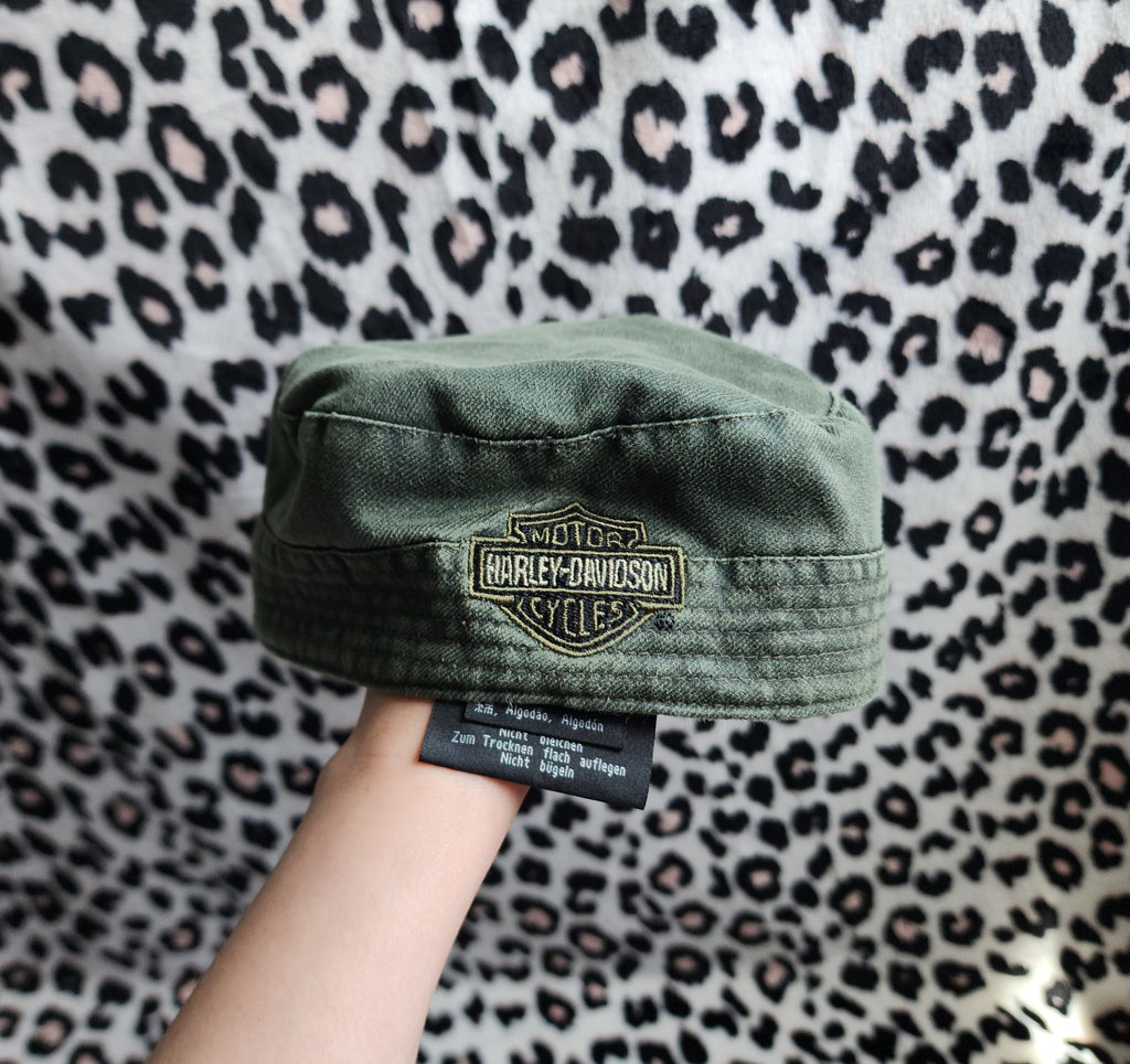 Harley-Davidson Green Embroidered Cadet Hat