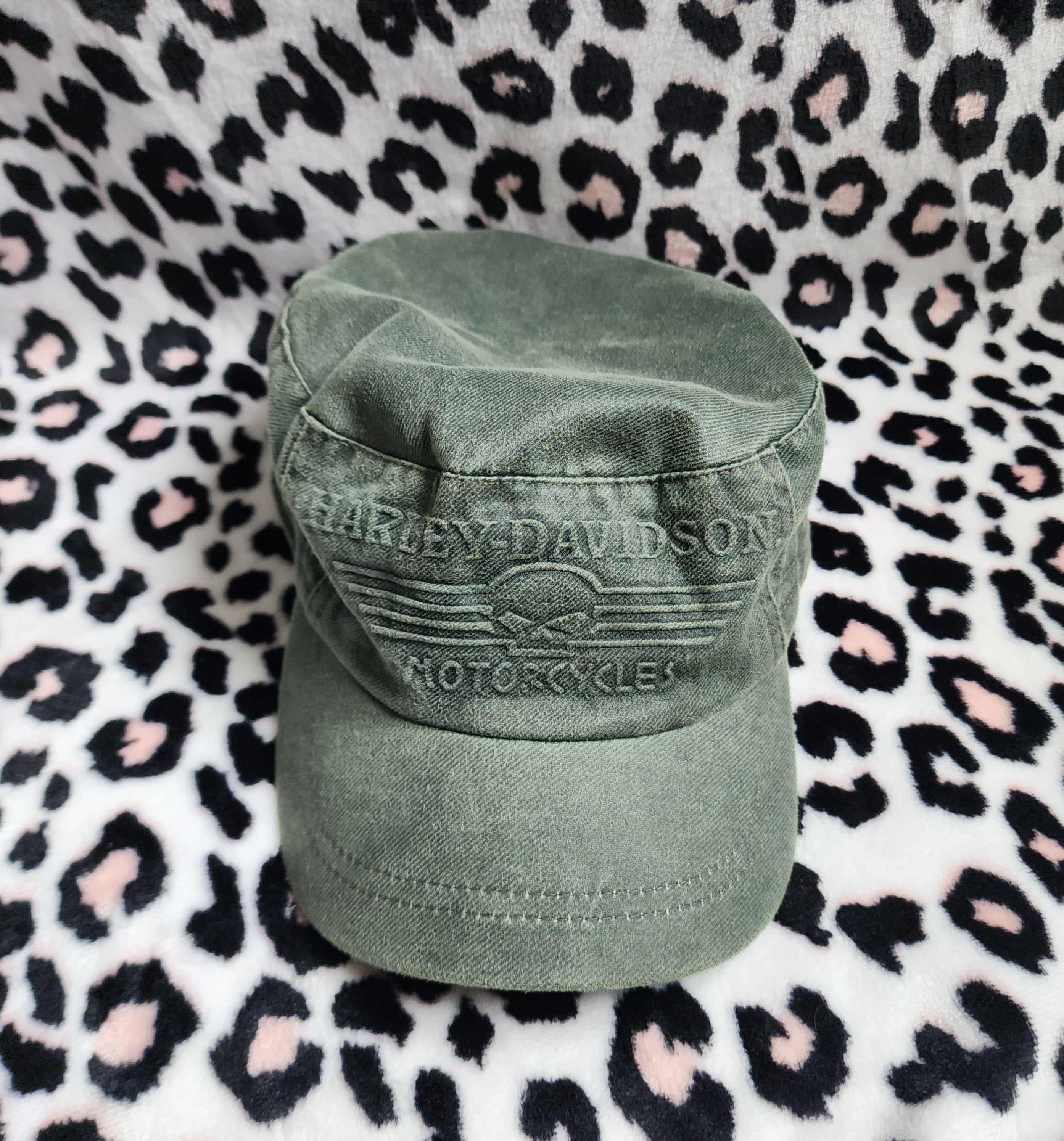 Harley-Davidson Green Embroidered Cadet Hat