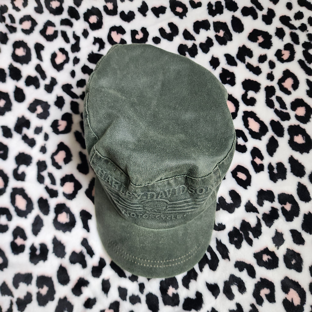 Harley-Davidson Green Embroidered Cadet Hat