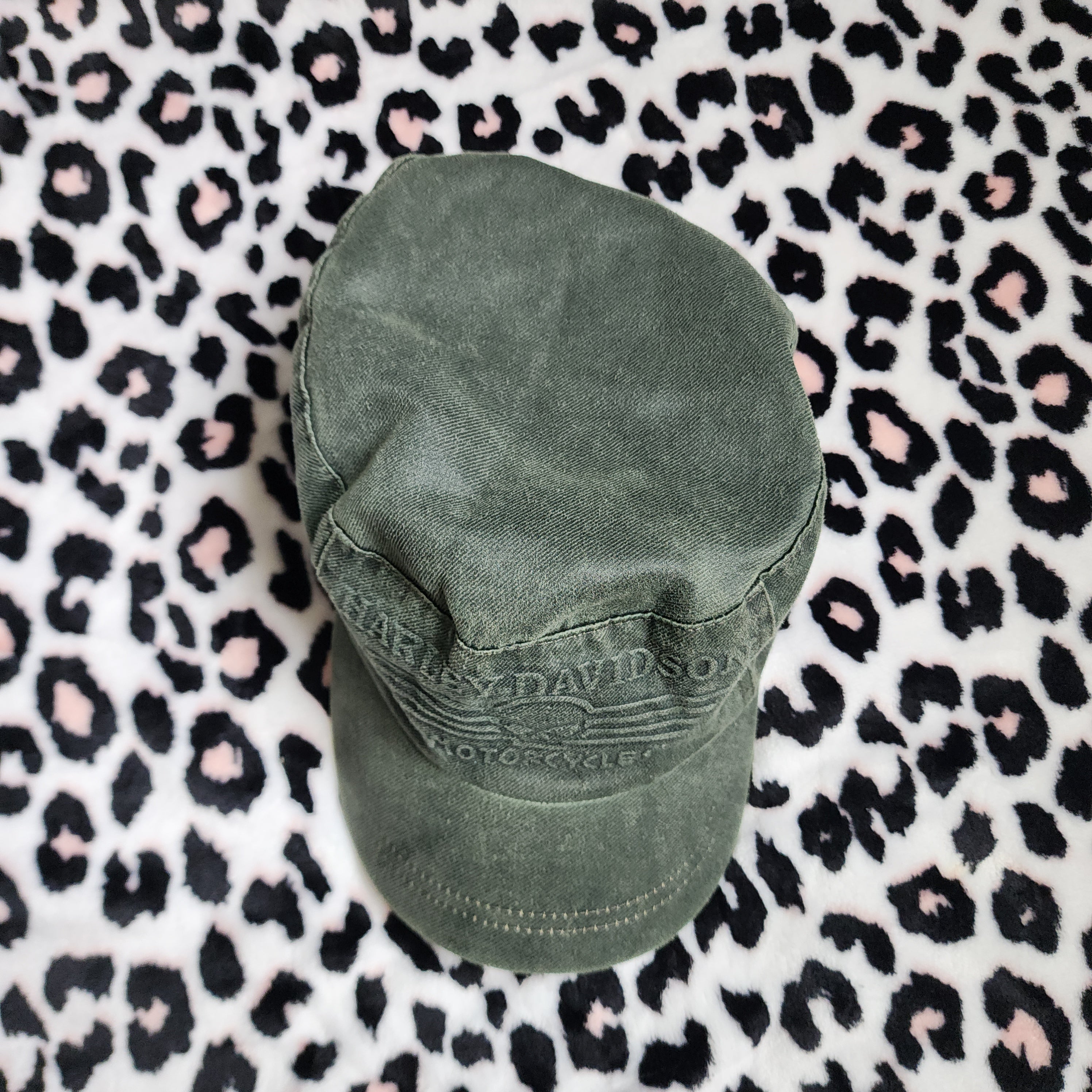 Harley-Davidson Green Embroidered Cadet Hat