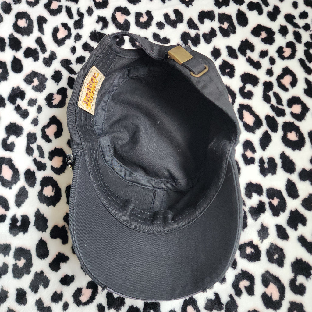 Y2K Football Beaded Distressed Graphic Print Cadet Hat