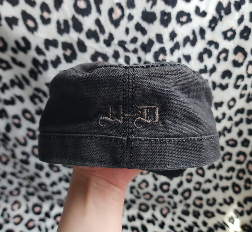 Harley-Davidson Black Sequin Embroidered Graphic Print Cadet Cap