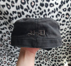 Harley-Davidson Black Sequin Embroidered Graphic Print Cadet Cap