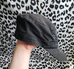 Harley-Davidson Black Sequin Embroidered Graphic Print Cadet Cap