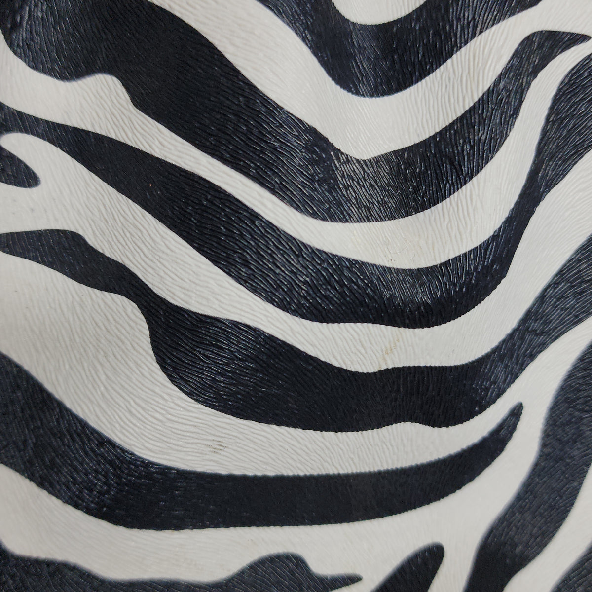 Y2K Styled Zebra Print Shoulder Bag with Flower Detail